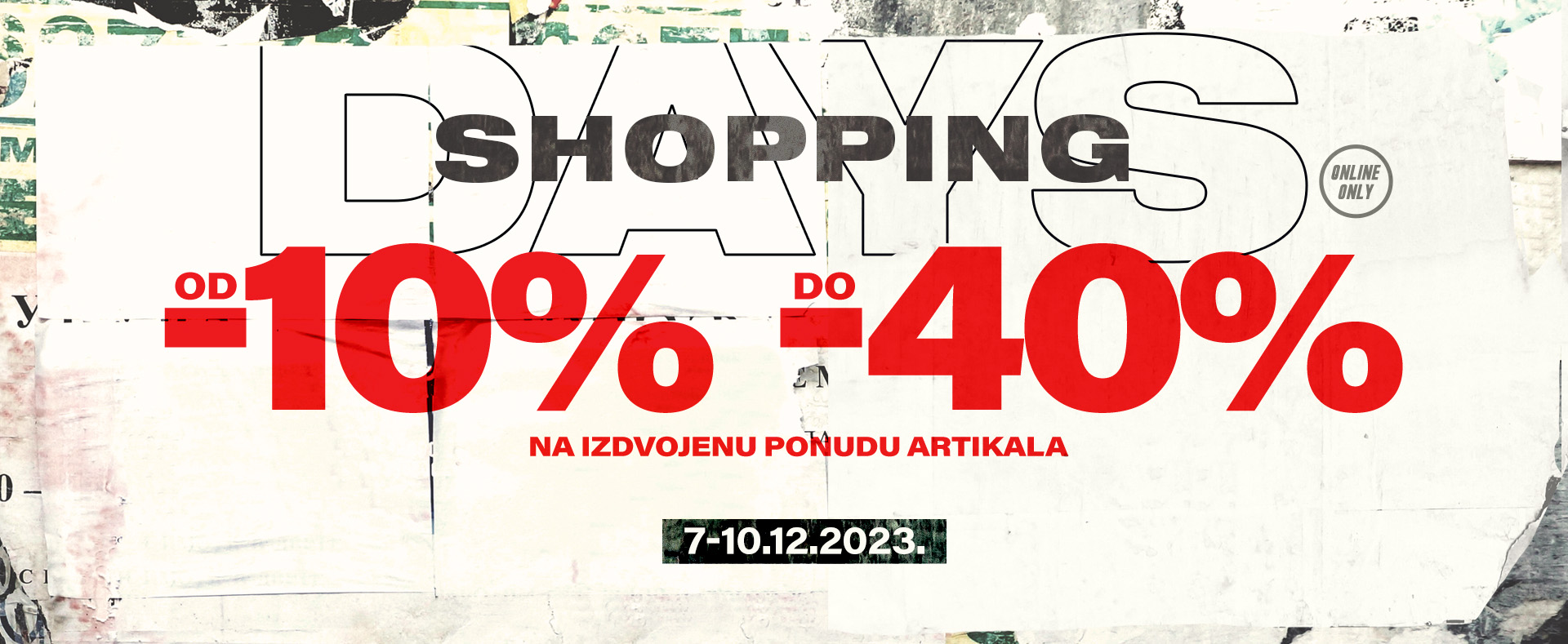 Shopping days