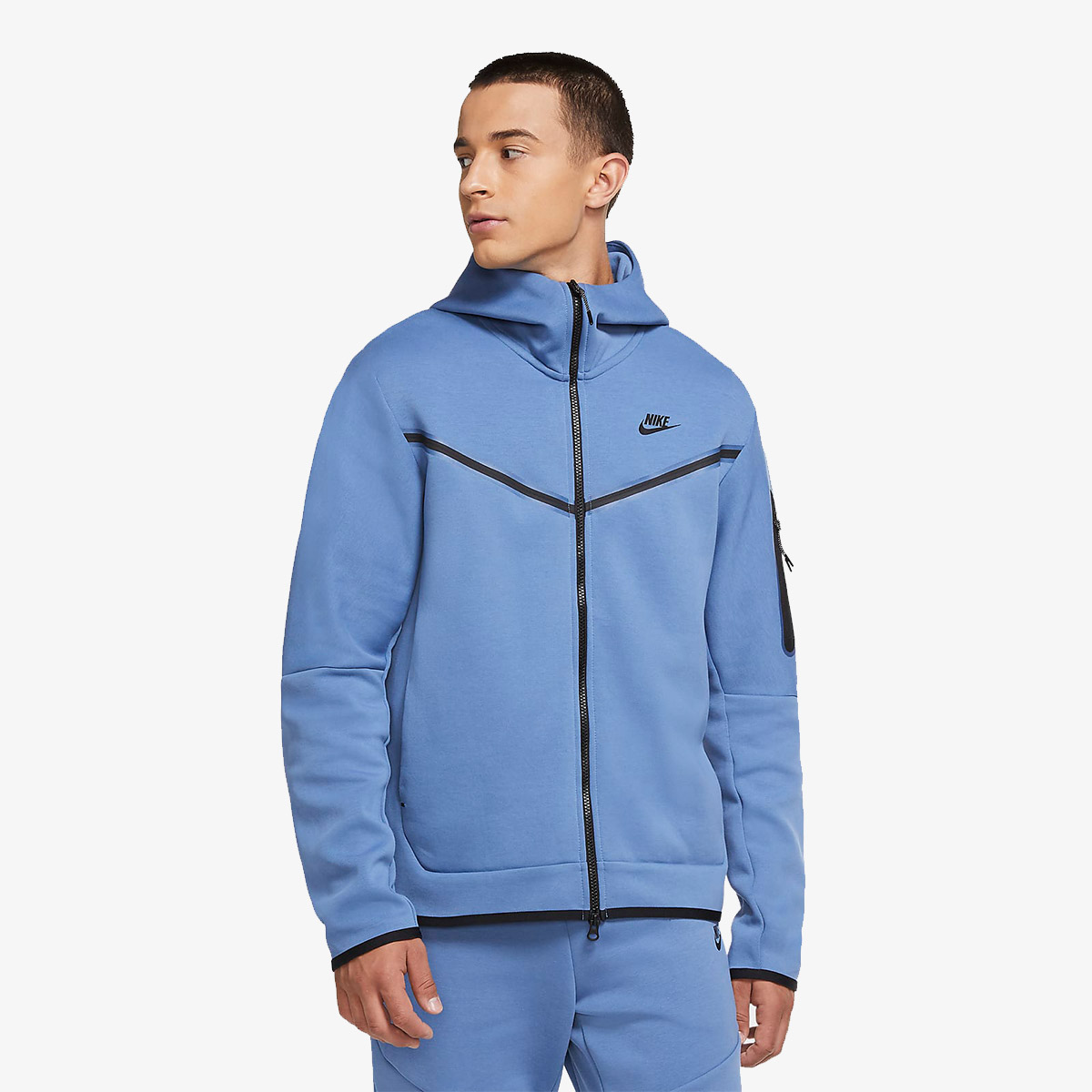 NIKE Dukserica M NSW TCH FLC HOODIE FZ WR 