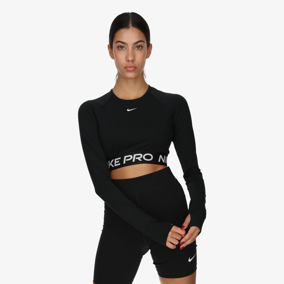 Ženska majica Nike Nike pro df 365 crop ls