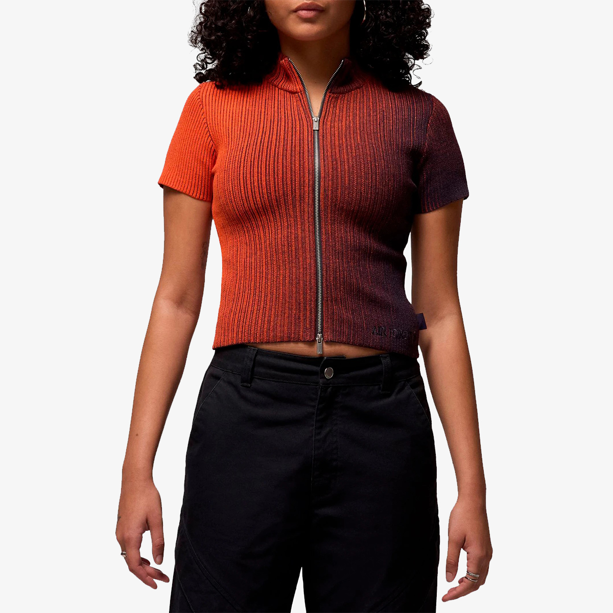 JORDAN Majica W J AIR JDN ZIP KNIT TOP
