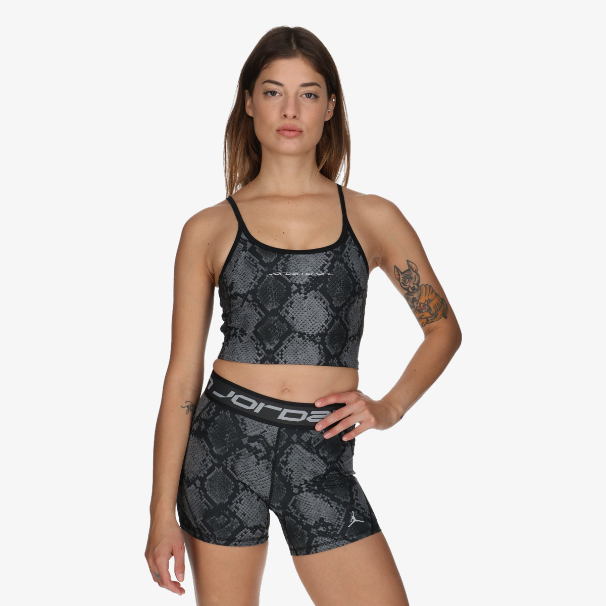 JORDAN Top Sport All Over Print Crop