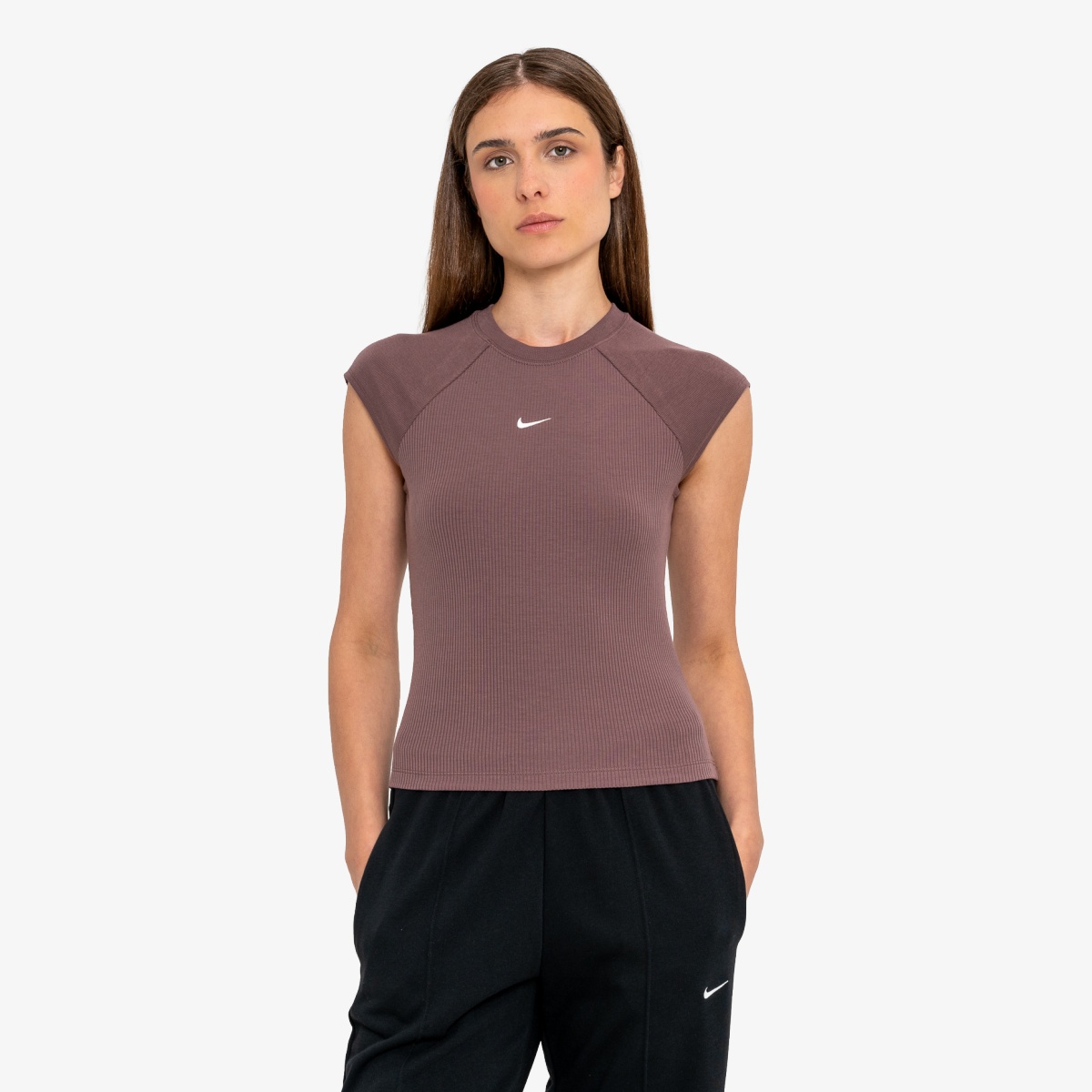 NIKE MAJICA NSW CHILL KNIT RIB SS TOP ZA ŽENE