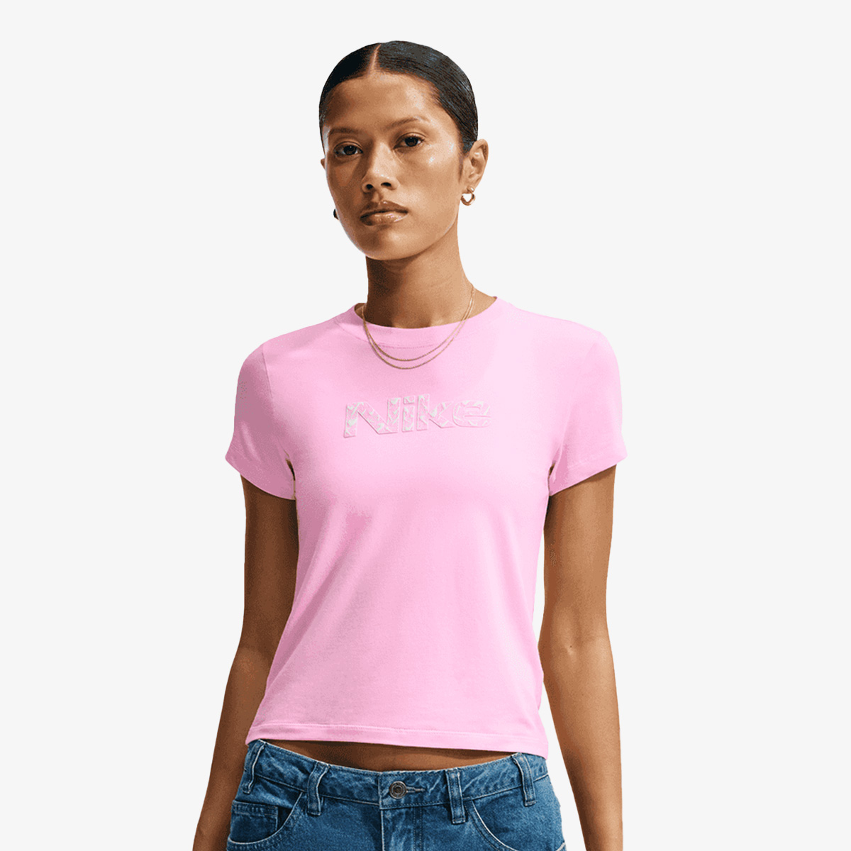 NIKE Majica W NSW NK CHLLKNT MDCRP TEE LCE