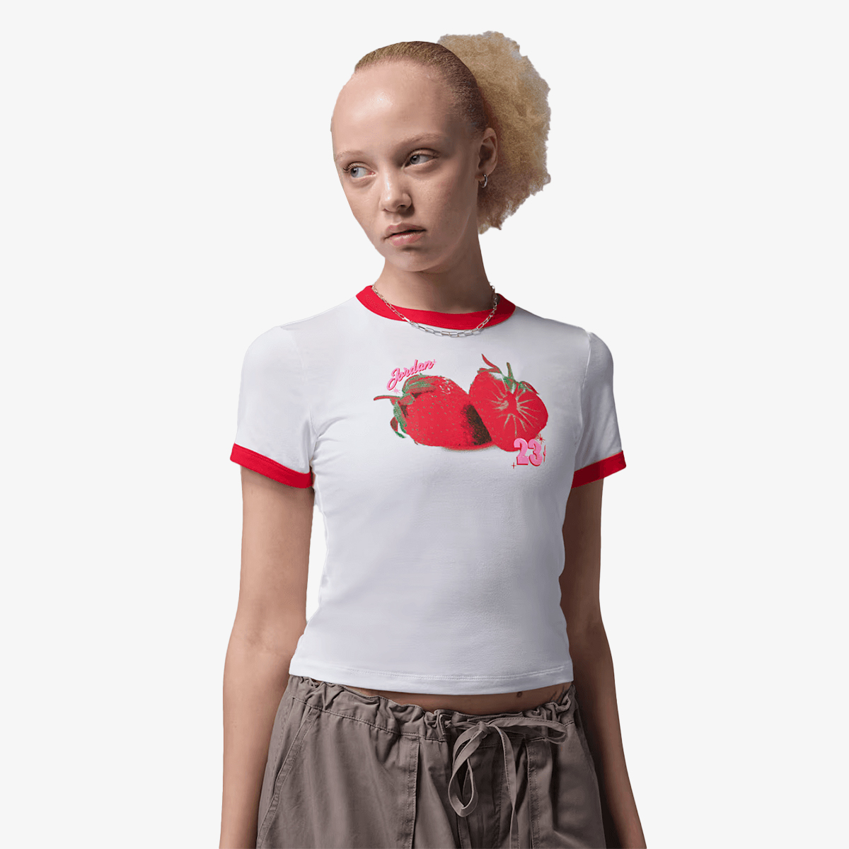 JORDAN Majica W J STRWBY RINGER TEE