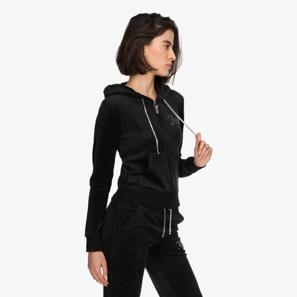 JUICY COUTURE Dukserica DIAMANTE TRIM ROBERTSON 