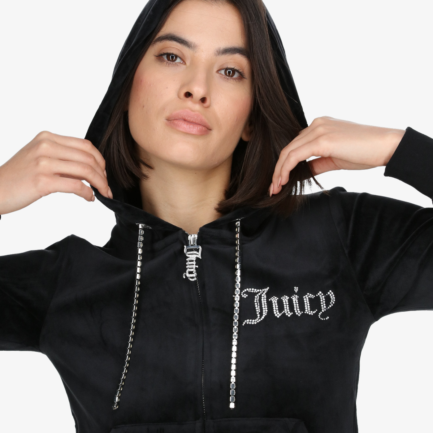 JUICY COUTURE Dukserica DIAMANTE TRIM ROBERTSON 