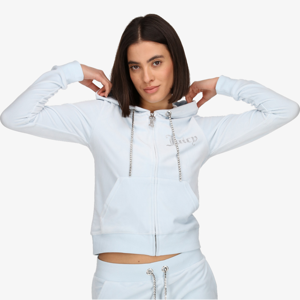 JUICY COUTURE Dukserica DIAMANTE TRIM ROBERTSON 