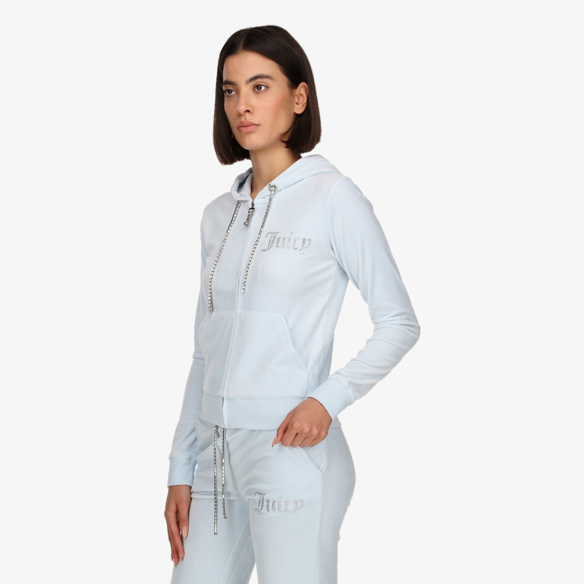 JUICY COUTURE Dukserica DIAMANTE TRIM ROBERTSON 