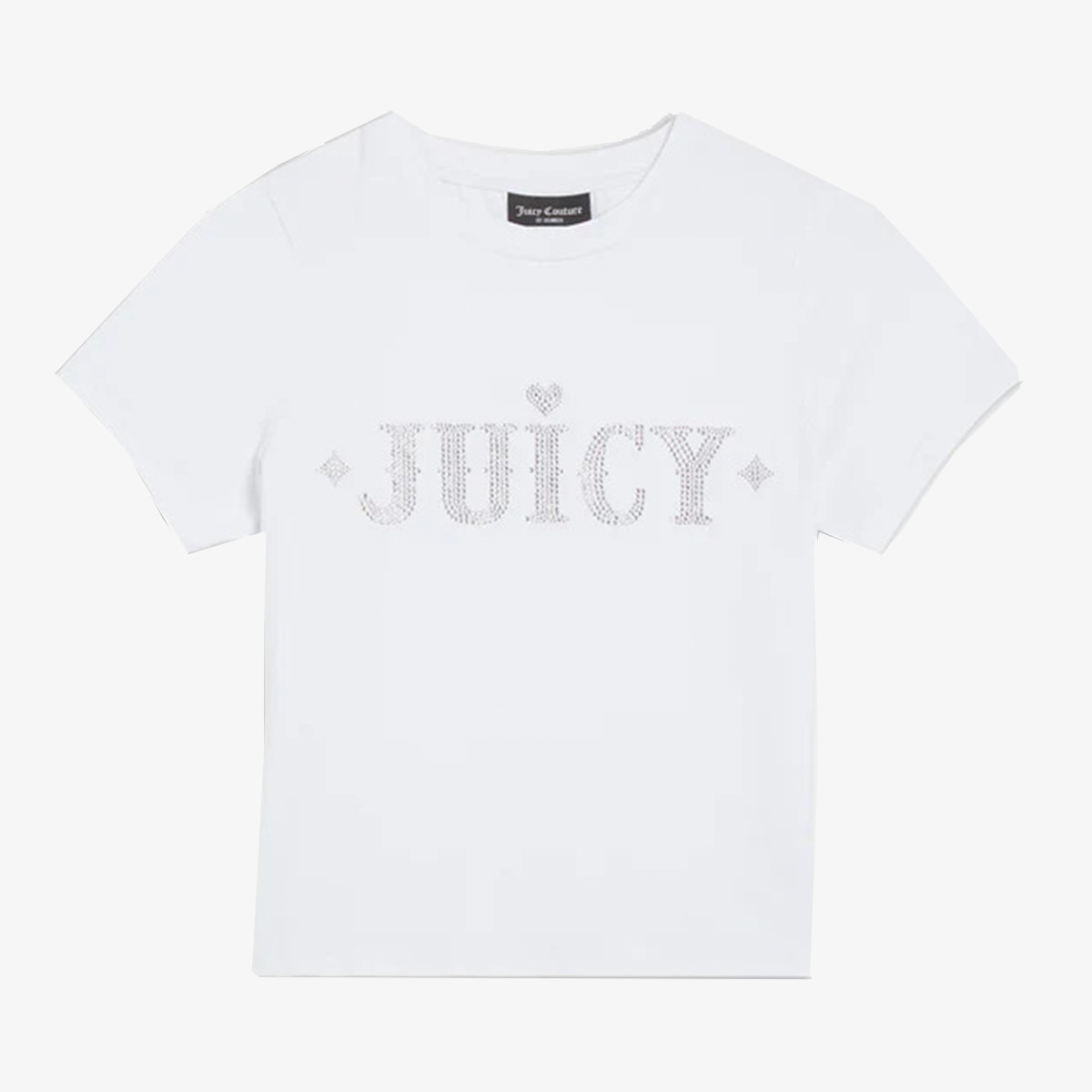 JUICY COUTURE Majica FITTED T-SHIRT WITH RODEO JUICY DIAMANTE 