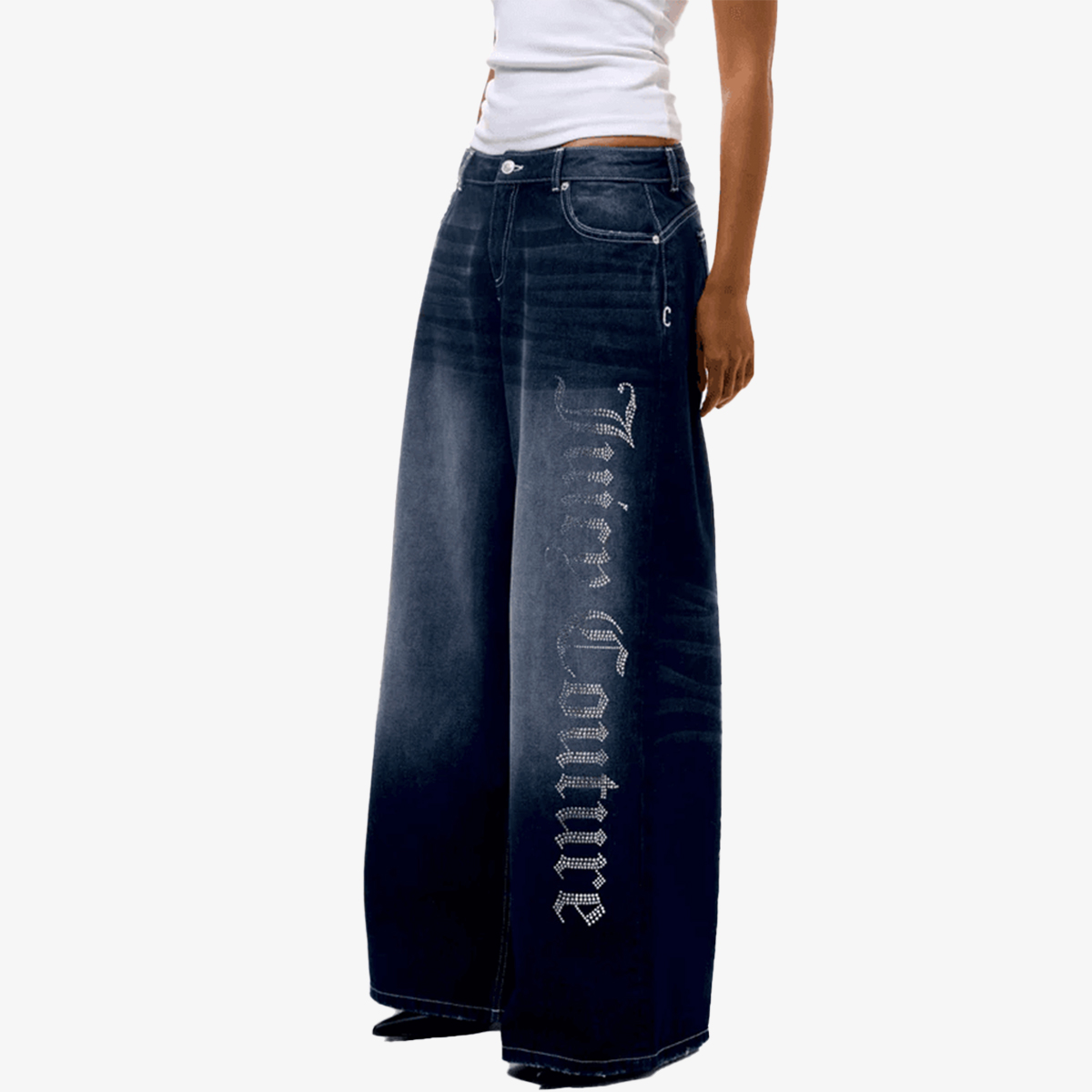 JUICY COUTURE Pantalone Diamante Wide Leg