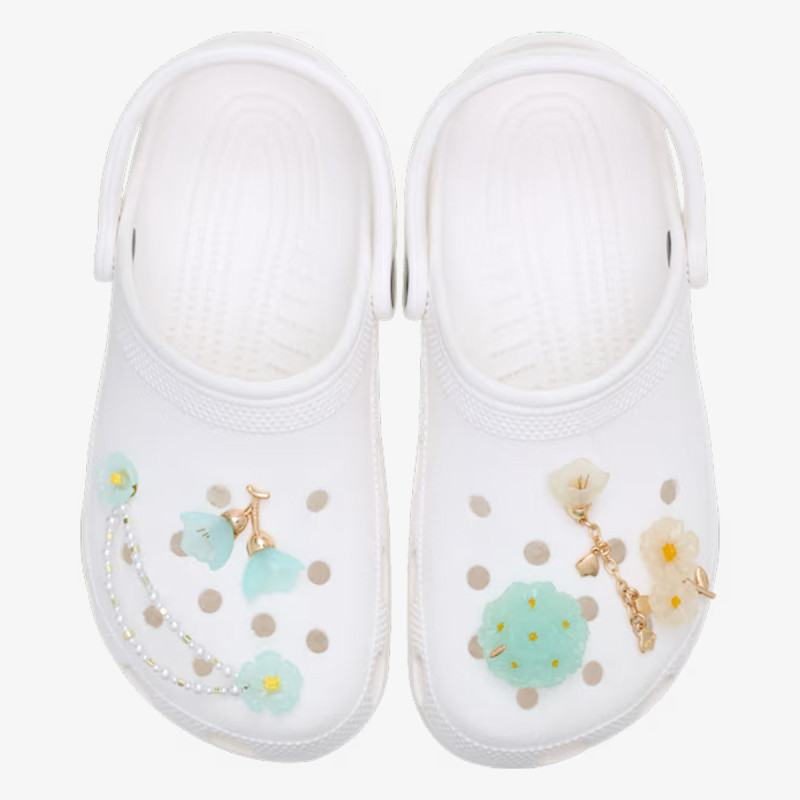 CROCS PRIVEZAK Blue Dainty Floral 5 Pack 