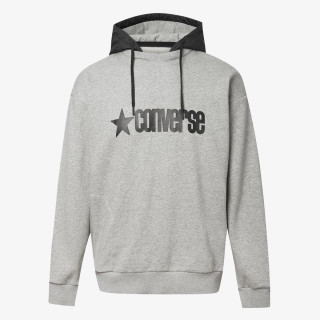 CONVERSE Dukserica CONVERSE REMOVEABLE HOODED CREW 