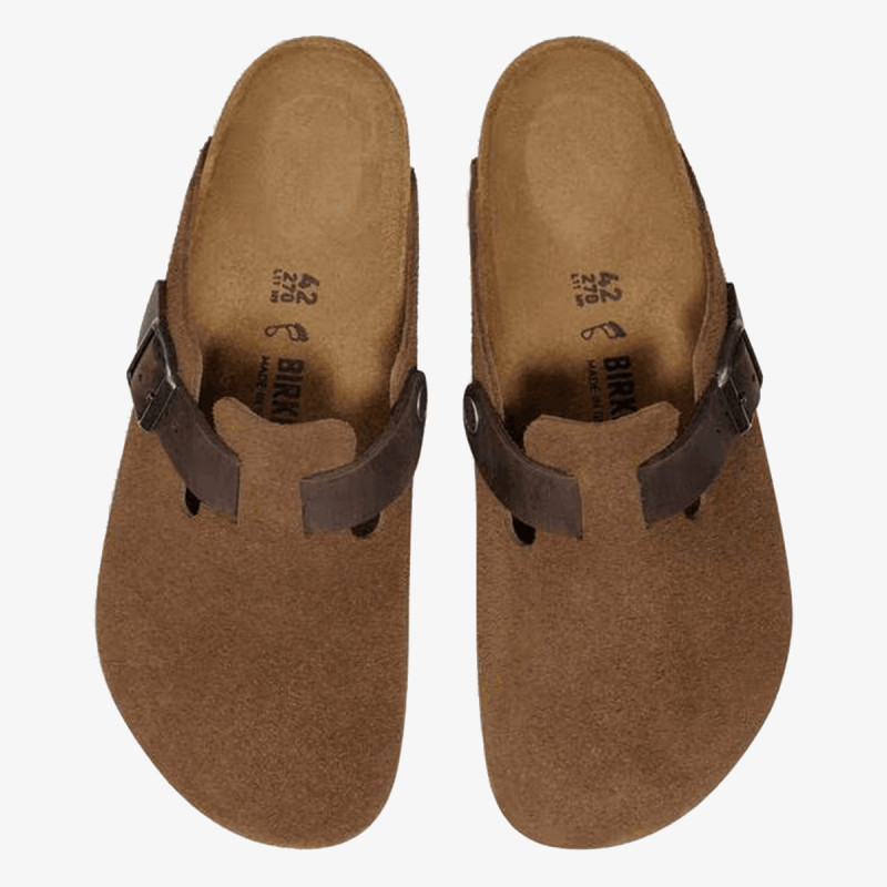 BIRKENSTOCK Papuče Boston LEVE/LEOI Dark Tea 