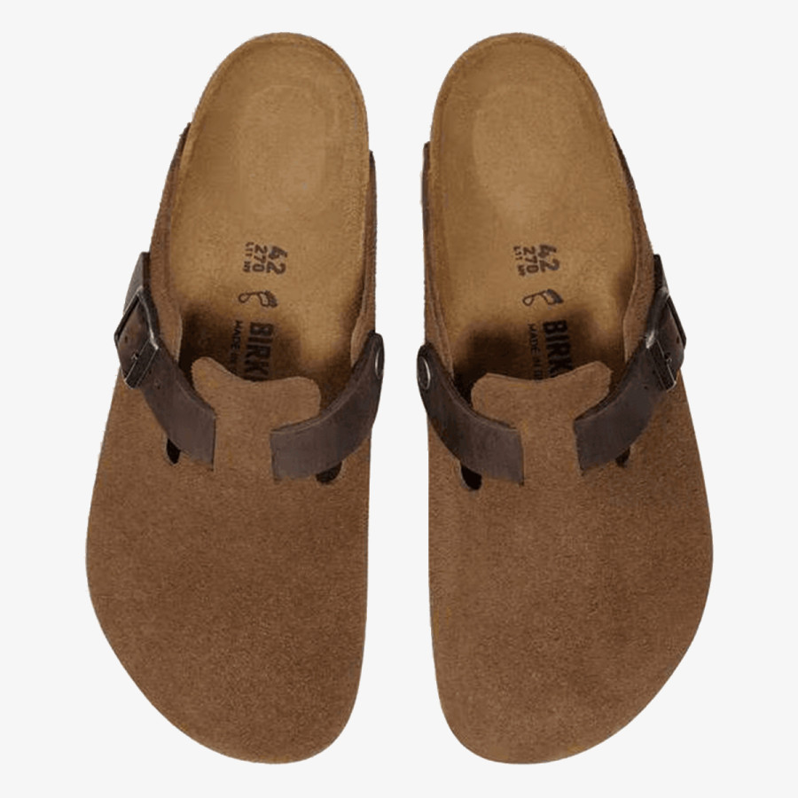 BIRKENSTOCK Papuče Boston LEVE/LEOI Dark Tea 
