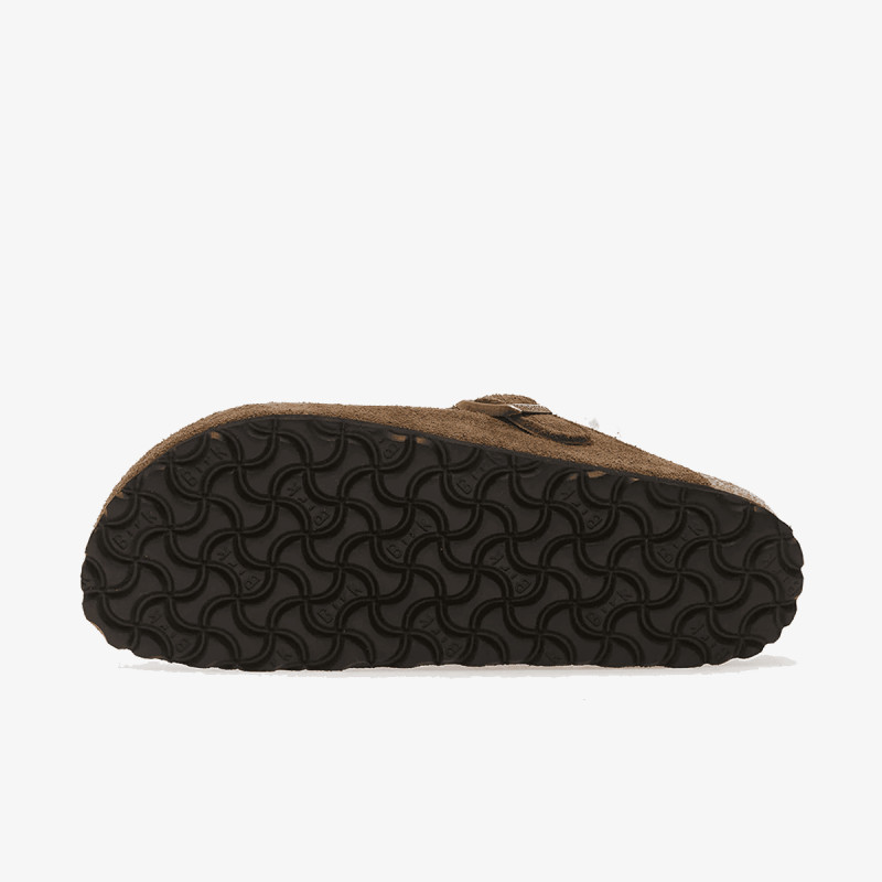 BIRKENSTOCK Papuče Boston Shear LEVE Dark Tea LAF 