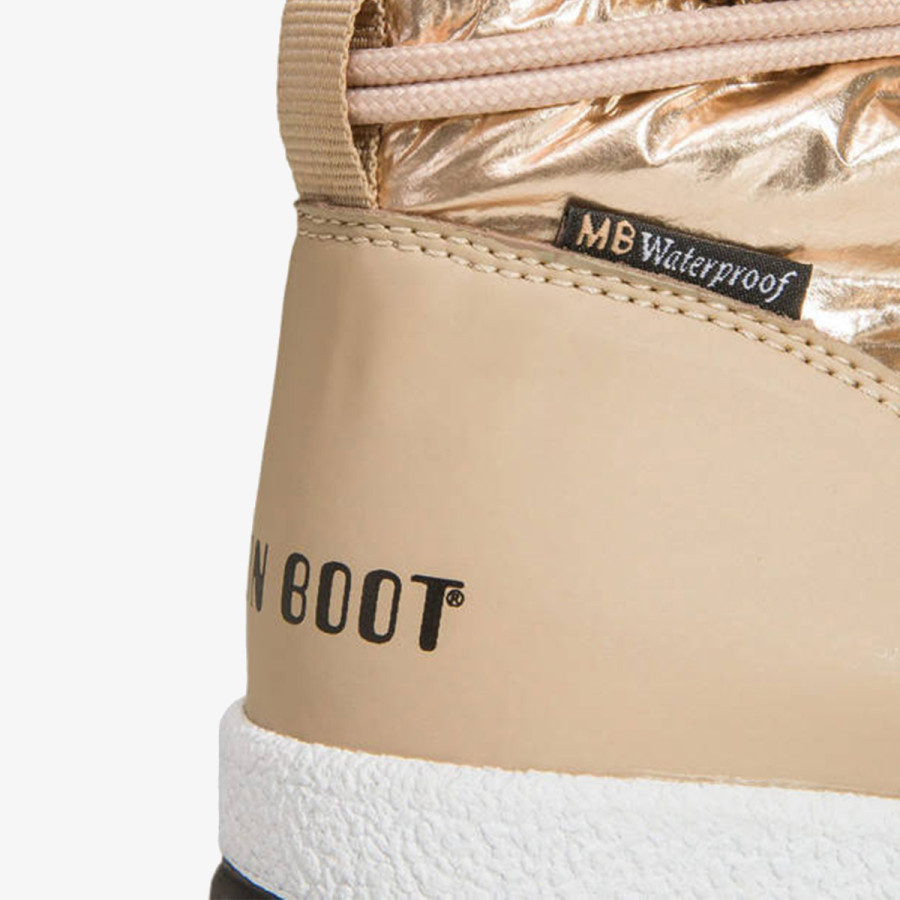 MOON BOOT Čizme PROTECHT JUNIOR LOW ROSE-GOLD NYLON 