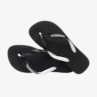 HAVAIANAS Japanke HAV. BRASIL LOGO BLACK/BLACK I25 
