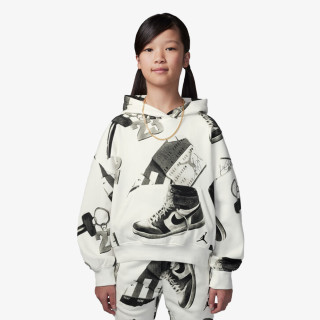 NIKE Dukserica JDG WJ BROOKLYN FLC PO AOP 