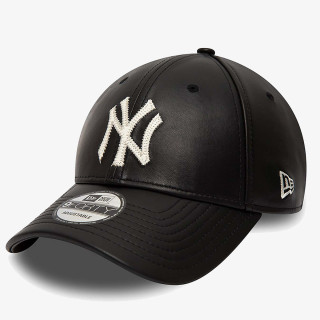 NEW ERA Kačket MLB LEATHER 9FORTY NEYYAN  BLKOFW 