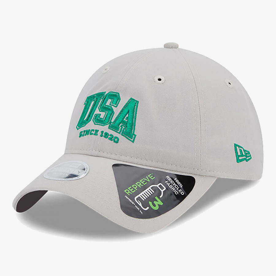 NEW ERA Kačket WMNS REPREVE USA 9TWENTY NEWERA  STNKGR 