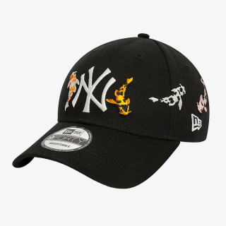 NEW ERA Kačket KOI FISH 9FORTY NEYYAN  BLKWHI 