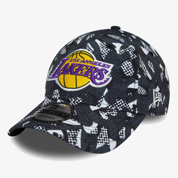 NEW ERA Kačket NEW ERA Kačket SEASONAL PRINT 9FORTY LOSLAK  BLKGRHTRP 