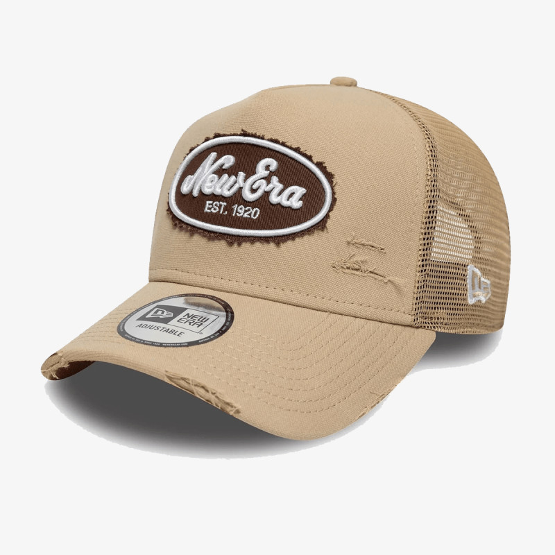 NEW ERA Kačket OVAL CANVAS DISTRESS TRUCKER 