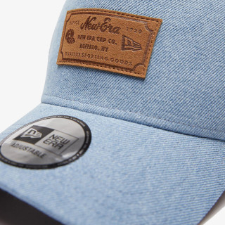 NEW ERA Kačket DENIM LEATHER PATCH TRUCKERNONE 