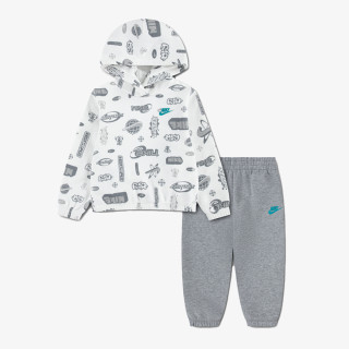NIKE Trenerka NKB B NSW BRAND A AOP FLC PO S 