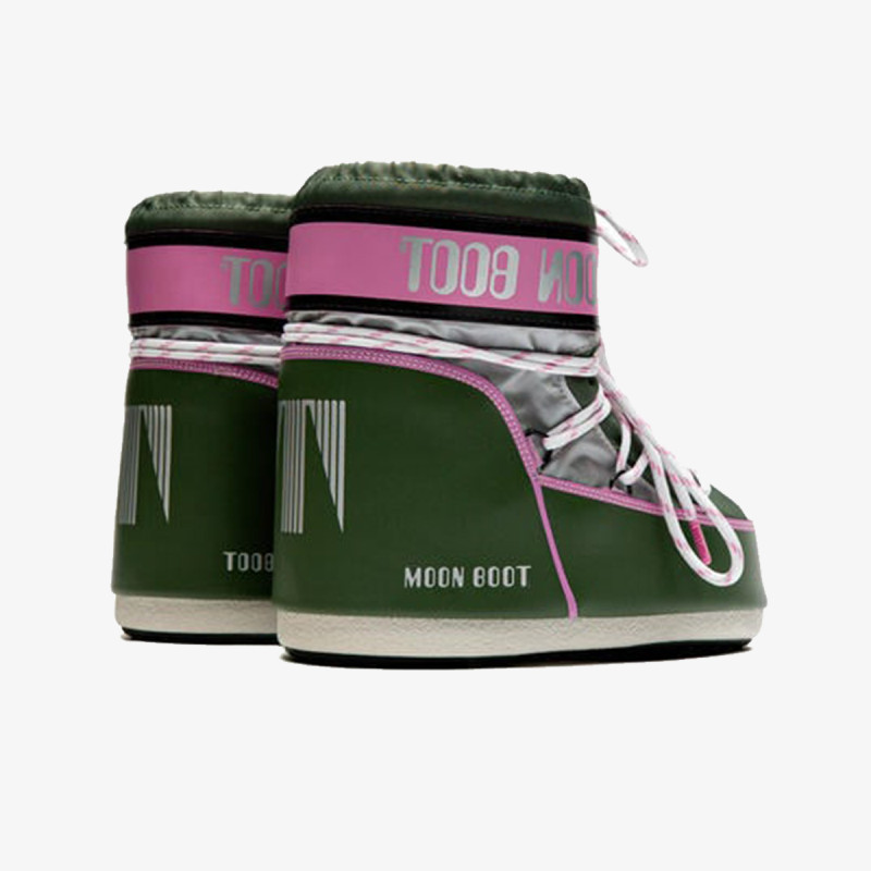 MOON BOOT Čizme MB GREEN/SILVER/PINK