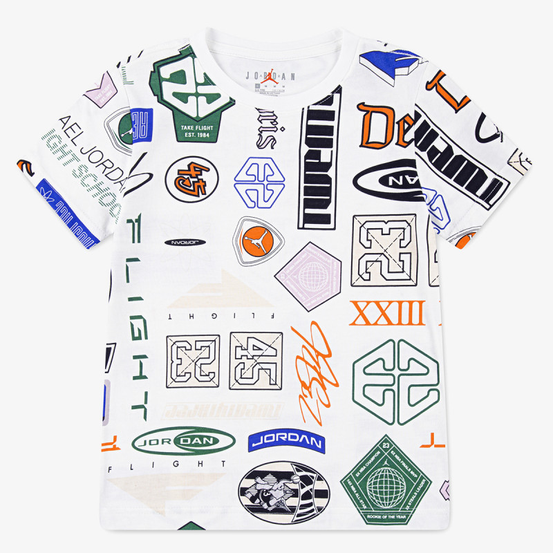 NIKE Majica JDB MJ ESS AOP SS TEE 