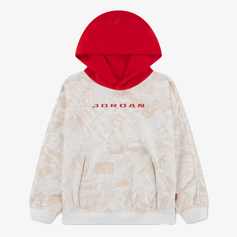 JORDAN Dukserica JDB MJ BRK LSR PO HOODIE 