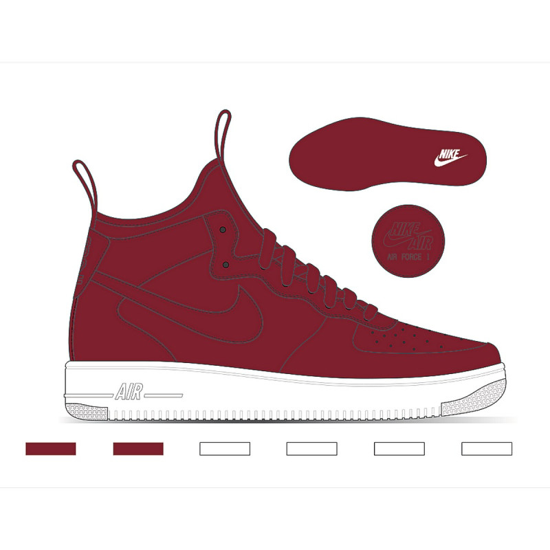 NIKE Patike AIR FORCE 1 ULTRAFORCE MID 
