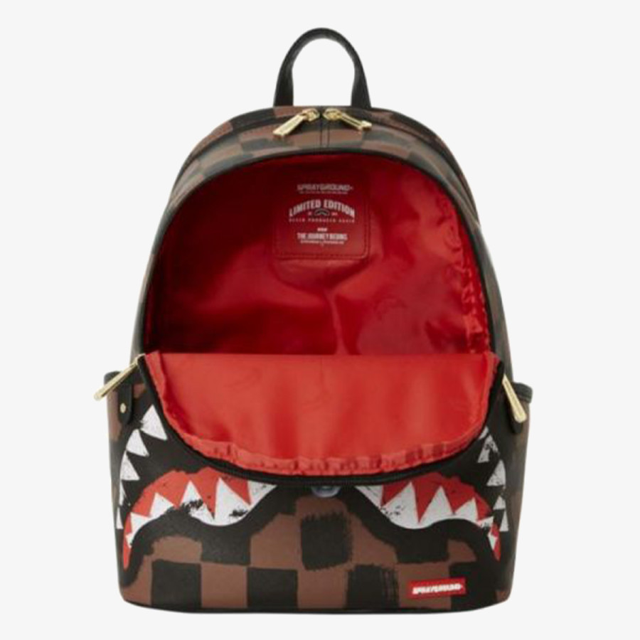 SPRAYGROUND Ranac SHARKS IN PARIS PAINTED SAVAGE BACKPACK 