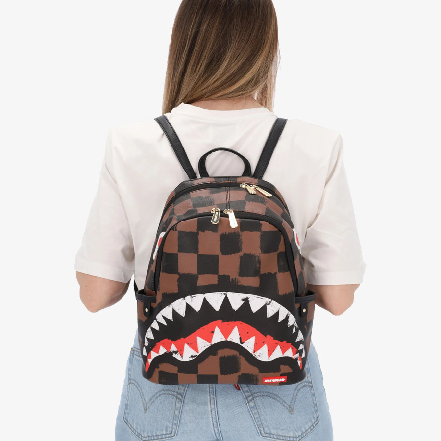 SPRAYGROUND Ranac SHARKS IN PARIS PAINTED SAVAGE BACKPACK 