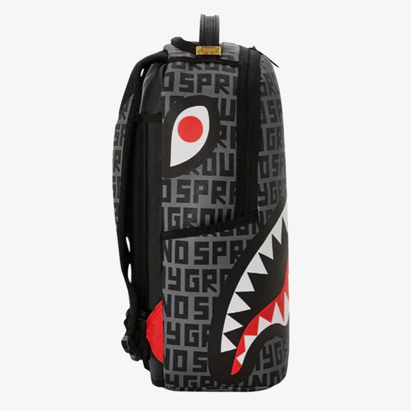 SPRAYGROUND Ranac SPLIT INFINITY CHECK IN GREY BACKPACK 
