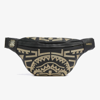 SPRAYGROUND Torbica Ai TRIBAL GOLD SAVVY CROSSBODY TEDDY BEA 