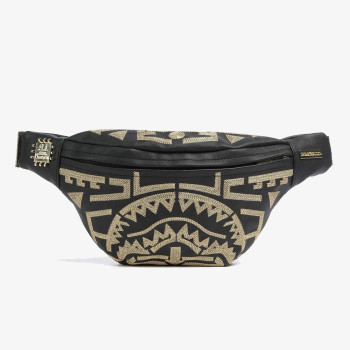 SPRAYGROUND Torbica Ai TRIBAL GOLD SAVVY CROSSBODY TEDDY BEA 