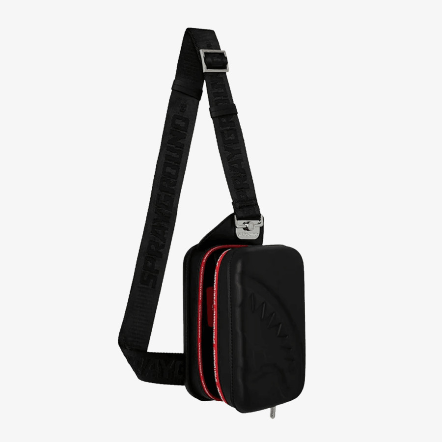 SPRAYGROUND Torbica PRINTED ZIPPER HARD-SHELL SLING 