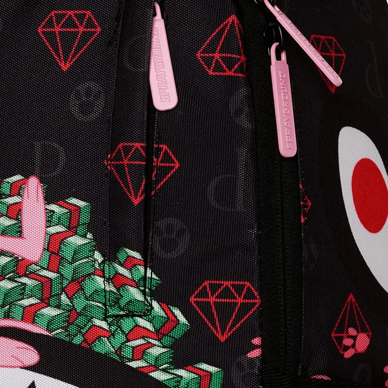 SPRAYGROUND Ranac PINK PANTHER PAW PRINTS DLXR BACKPACK 