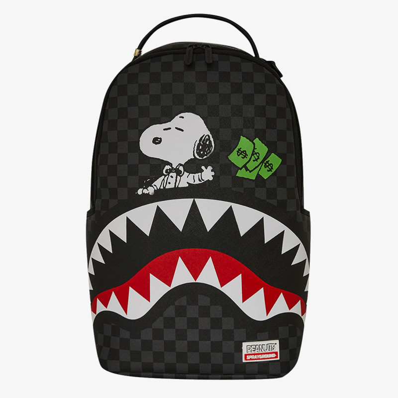 SPRAYGROUND Ranac SNOOPY TOP SHARK MONEY DLXSV BACKPACK 