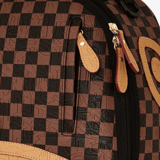 SPRAYGROUND Ranac EMBOSSED CHECK BROWN BACKPACK 