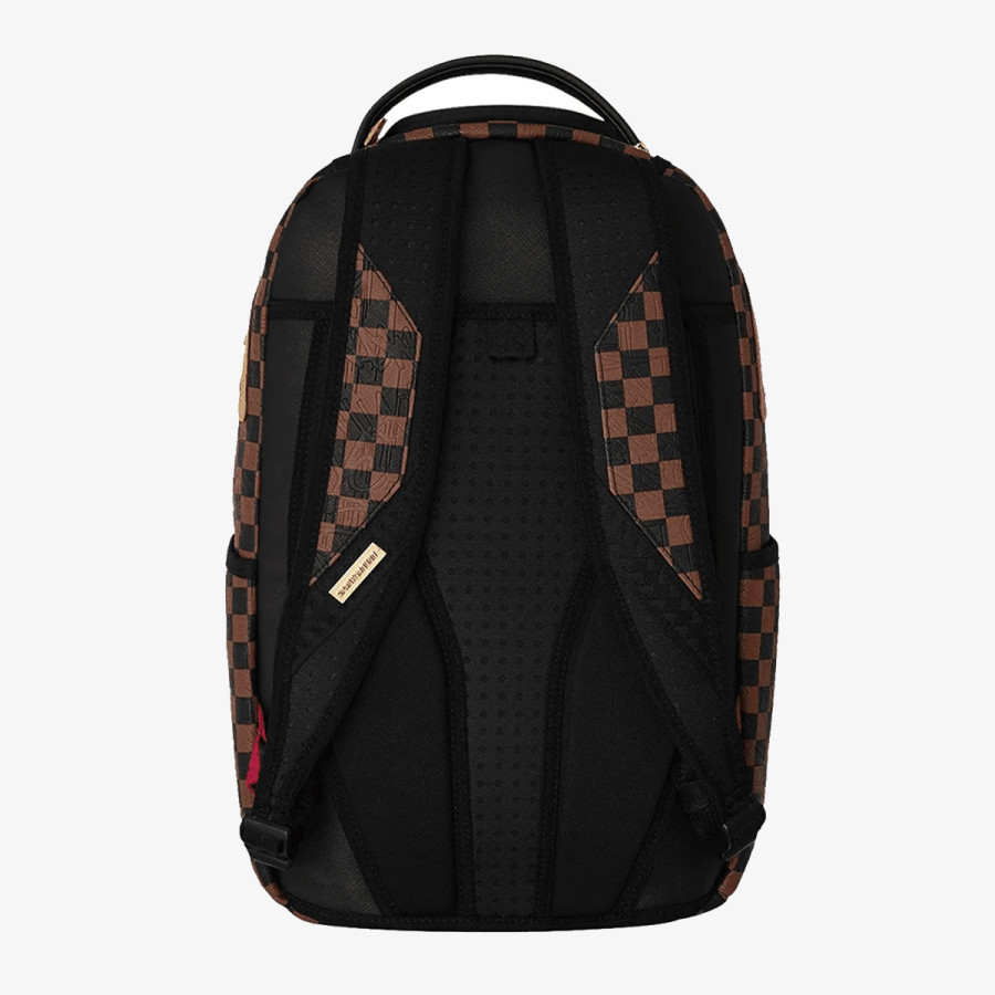 SPRAYGROUND Ranac EMBOSSED CHECK BROWN BACKPACK 