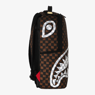 SPRAYGROUND Ranac SHARKS IN PARIS WTF BUBBLY BLACK CHECK B 