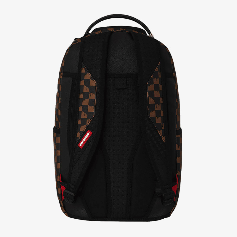 SPRAYGROUND Ranac SHARKS IN PARIS WTF BUBBLY BLACK CHECK B 