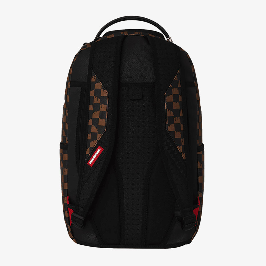 SPRAYGROUND Ranac SHARKS IN PARIS WTF BUBBLY BLACK CHECK B 