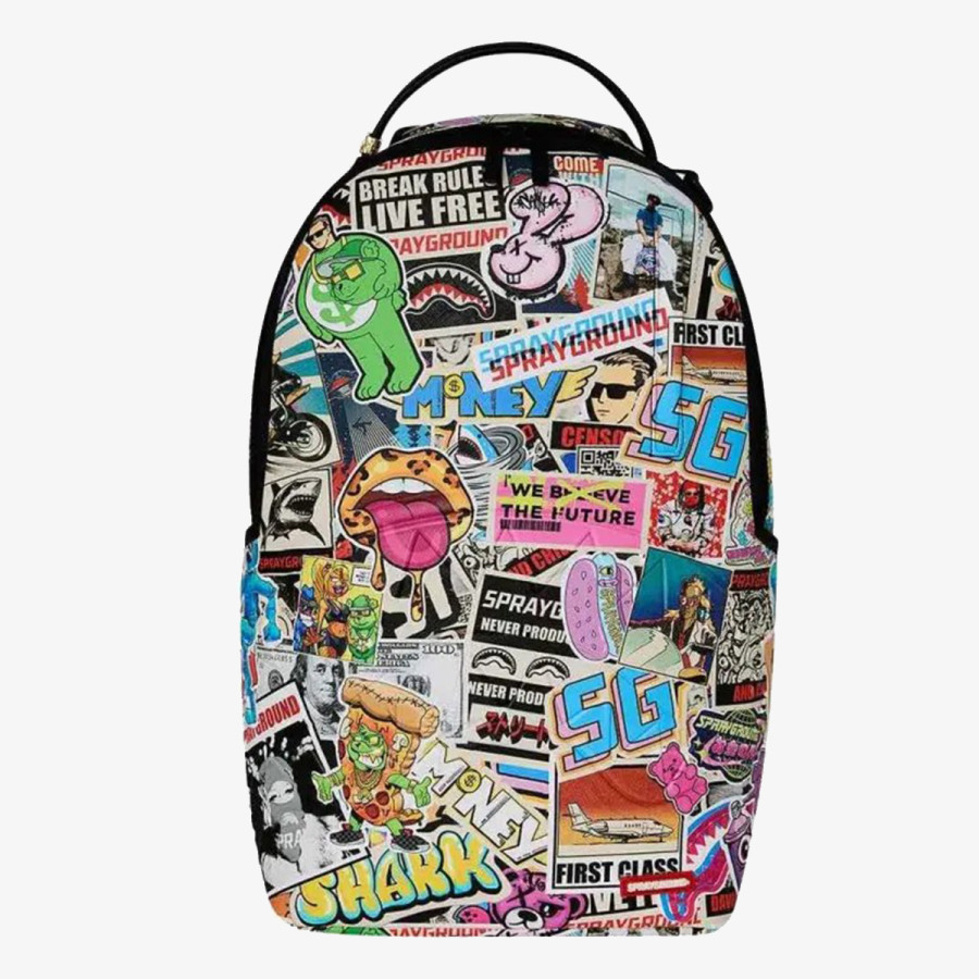 SPRAYGROUND Ranac PUNK STICKER SHARK BACKPACK 