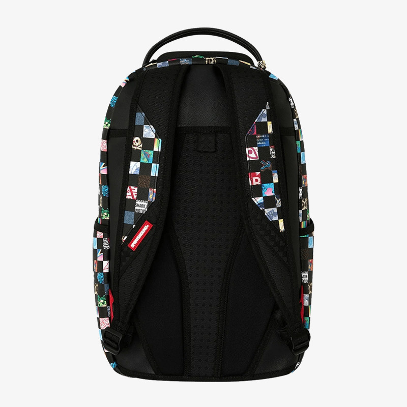 SPRAYGROUND Ranac CRAZY CHECK BACKPACK 