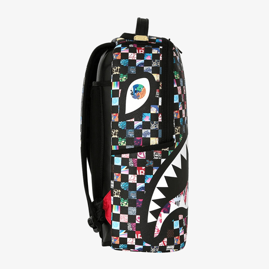 SPRAYGROUND Ranac CRAZY CHECK BACKPACK 