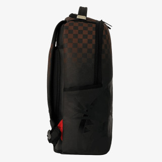 SPRAYGROUND Ranac BROWN CHECK GHOST DRIP BACKPACK 